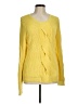 Talbots 100% Cotton Yellow Cardigan Size M - photo 1