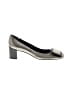 Roger Vivier Metallic Silver Gray Heels Size EU 40 - photo 1