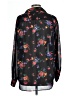 Unbranded Floral Black Long Sleeve Blouse Size L (estimated) - photo 2