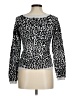 Express Animal Print Silver Pullover Sweater Size M - photo 2