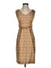 Etcetera Tweed Tan Casual Dress Size 0 - photo 1
