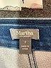 Martha Stewart Chevron-herringbone Blue Jeans Size 2 - photo 7