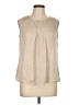 Violet & Claire 100% Polyester Tan Sleeveless Blouse Size L - photo 1