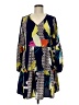 Unbranded Print Blue Casual Dress Size M - photo 1