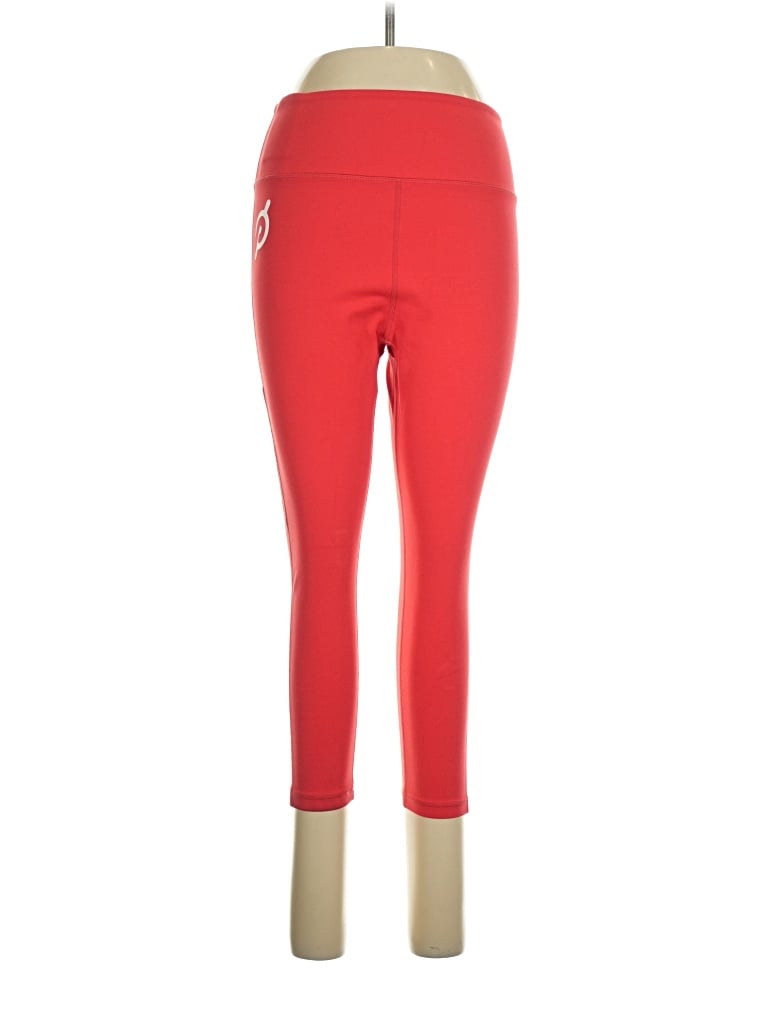 Pre-owned Peloton Active Pants In Red
