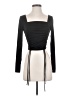Fashion Nova Black Long Sleeve Top Size S - photo 1
