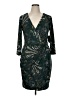 Jessica Howard Paisley Green Cocktail Dress Size 16 - photo 1
