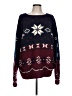 Lord & Taylor Stars Burgundy Pullover Sweater Size L - photo 1