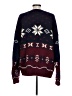 Lord & Taylor Stars Burgundy Pullover Sweater Size L - photo 2