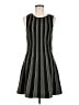 Endless Rose Chevron-herringbone Black Cocktail Dress Size M - photo 1