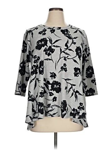 Kim & Cami 3/4 Sleeve T-Shirt (view 1)