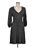 Max Studio Chevron-herringbone Gray Cocktail Dress Size M - photo 1