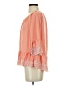 Fever Orange 3/4 Sleeve Blouse Size S - photo 5