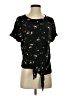 Buffalo by David Bitton 100% Viscose Black Short Sleeve Top Size S - photo 1