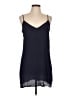J.Crew 100% Polyester Solid Blue Casual Dress Size 12 - photo 1