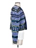 Niteline 100% Silk Print Blue Silk Blazer Size S - photo 4