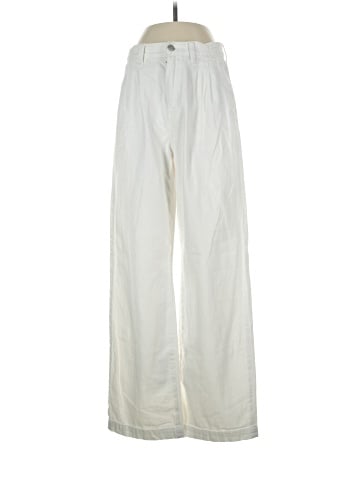 Madewell The Harlow Wide-Leg Jean in Tile White (view 1)