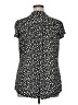 Cocomo Polka Dots Black Short Sleeve Blouse Size 1X - photo 2