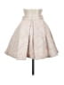Bebe Metallic Tan Ivory Formal Skirt Size 00 - photo 2
