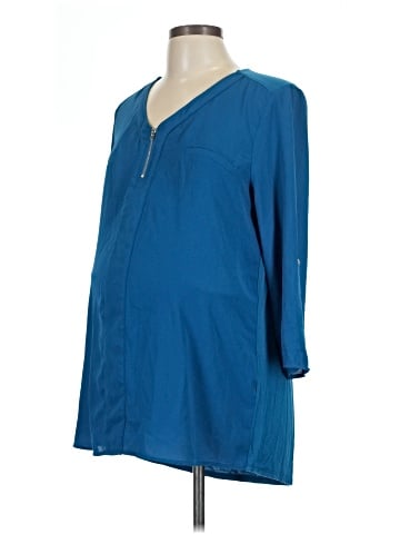 Full Moon Maternity 3/4 Sleeve Blouse (view 1)
