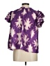 Ulla Johnson 100% Silk Purple Short Sleeve Silk Top Size 6 - photo 2