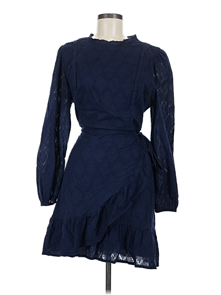 Pre-owned Jcrew Casual Dress In Blue