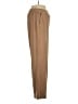 DONNI Solid Brown Casual Pants Size L - photo 4