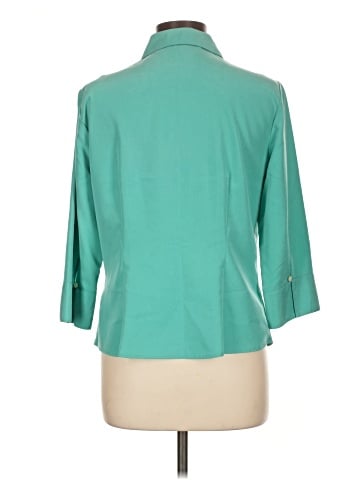 Liz Claiborne 3/4 Sleeve Button-Down Shirt (view 2)