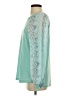 White Birch Teal Long Sleeve Blouse Size S - photo 5