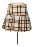 Blue Rain Plaid Ivory Casual Skirt Size M - photo 1