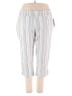 Westbound Stripes Gray Silver Casual Pants Size 24W - photo 1