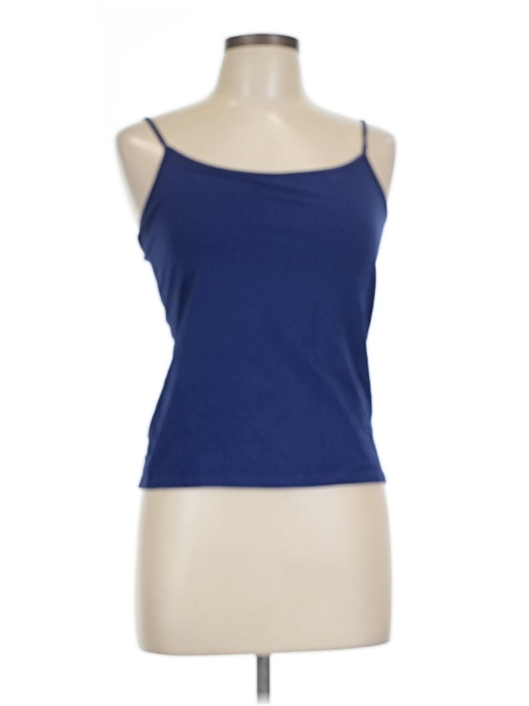 Pre-owned A.n.a. A New Approach Tank Top Blue Strapless Neckline Tops