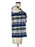 Banana Republic 100% Polyester Plaid Blue Sleeveless Blouse Size XS (toddler) - photo 4