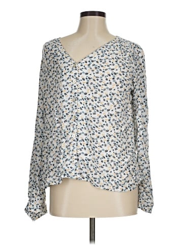 Garnet Hill Long Sleeve Blouse (view 1)