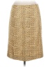 Gap 100% Silk Tweed Yellow Silk Skirt Size S (estimated) - photo 2