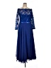 Assorted Brands 100% Polyester Blue Cocktail Dress Size 3X - photo 1