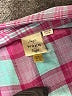 Seen Worn Kept 100% Cotton Plaid Pink Long Sleeve Button-Down Shirt Size 4 - photo 7