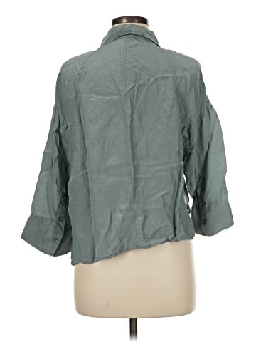 Demoo Parkchoonmoo 3/4 Sleeve Button-Down Shirt (view 2)