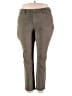Lands' End Brown Green Jeggings Size 2 - photo 1