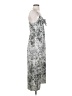 Express 100% Polyester Print Silver Casual Dress Size S - photo 4