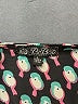 Bebop 100% Polyester Print Black Casual Dress Size L - photo 7