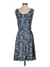 Chetta B Paisley Blue Casual Dress Size S - photo 2