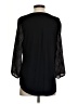 Fortune + Ivy 100% Polyester Black 3/4 Sleeve Blouse Size S - photo 2