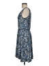 Chetta B Paisley Blue Casual Dress Size S - photo 5