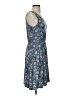 Chetta B Paisley Blue Casual Dress Size S - photo 4