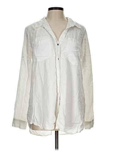 Terre Bleue Long Sleeve Button-Down Shirt (view 1)
