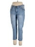 Democracy Solid Blue Jeans Size 14 - photo 1