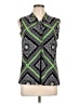 Tommy Hilfiger Green Sleeveless Blouse Size L - photo 1