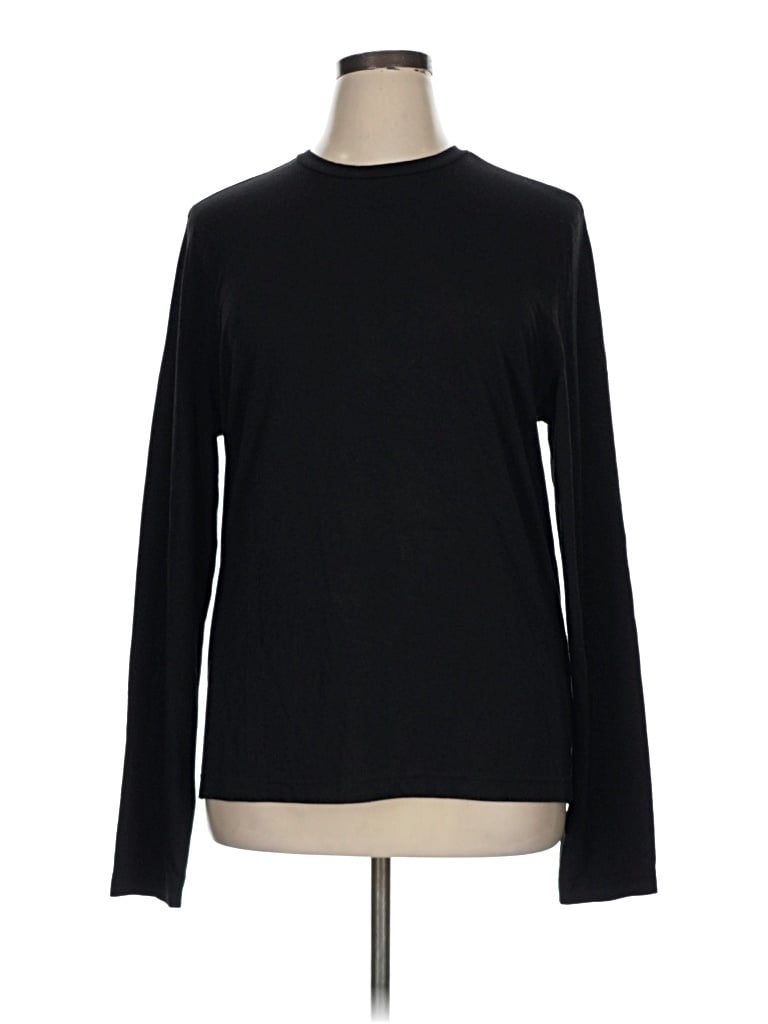 Pre-owned Kenneth Cole New York Long Sleeve T-shirt In Black