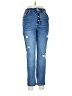 Forever 21 Hearts Blue Jeans Size 29 waist - photo 1
